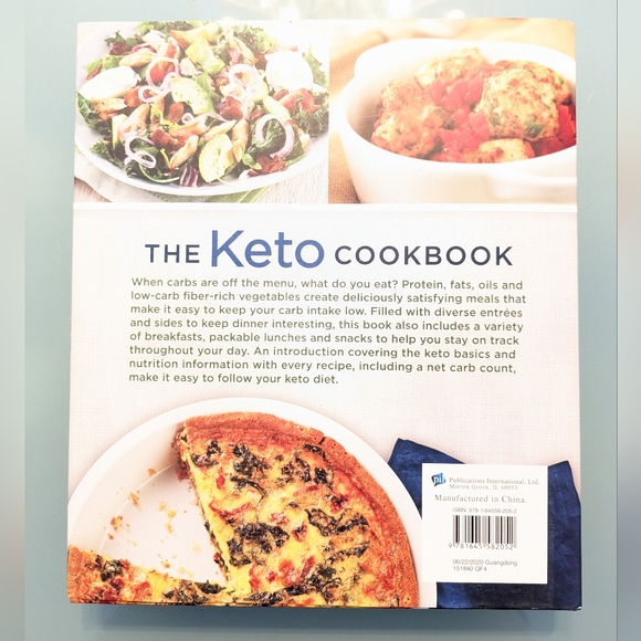 The Keto Cookbook - 120 Recipes for Keto Diet | Hardcover Kitchen Decor 256 page - Picture 2 of 8